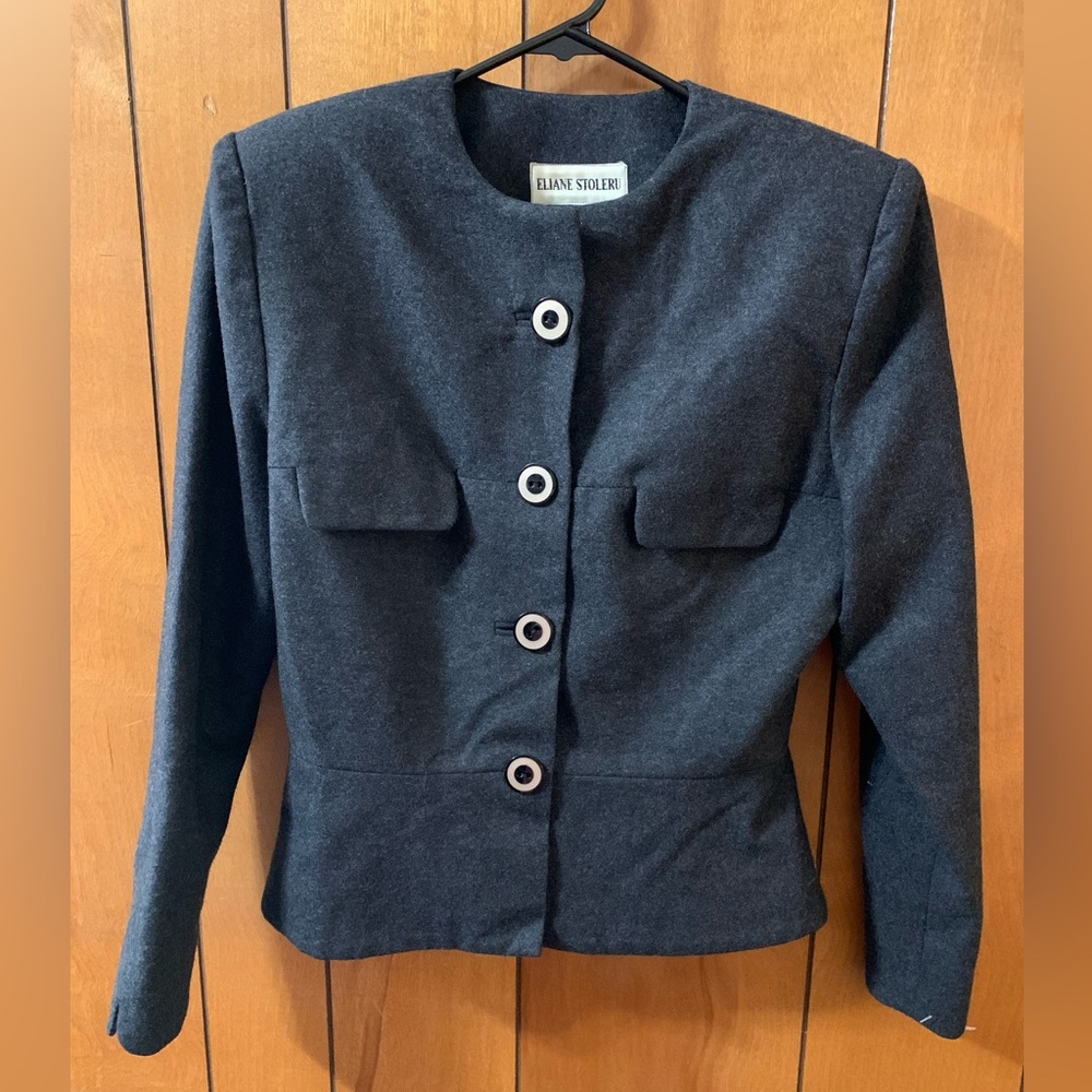NWOT ELIANE STOLERU Blazer Suit Jacket Size Medium
